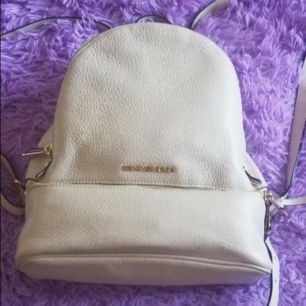 Michael Kors leather small backpack blush pink
